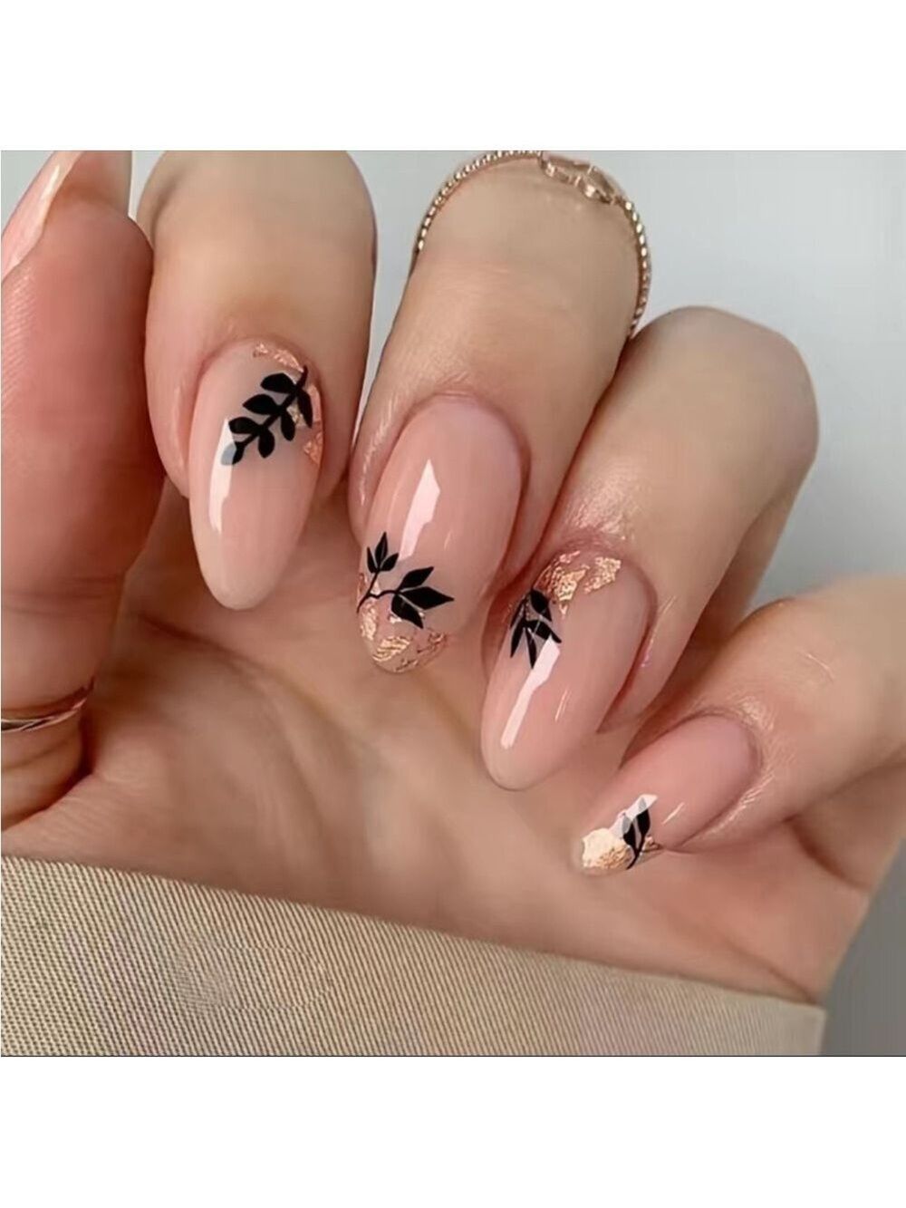 Golden Goddess - Nail Junkie - full artificial nail set